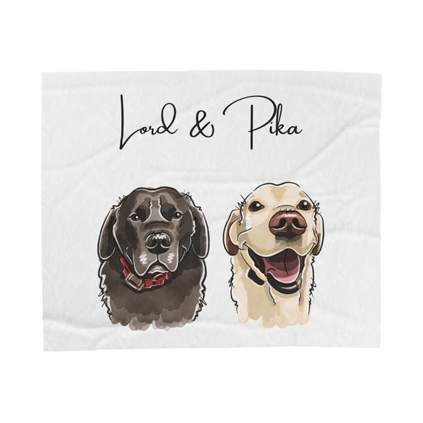 Watercolor - Custom Pet Blanket