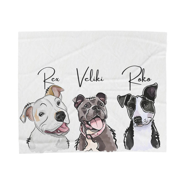 Watercolor - Custom Pet Blanket